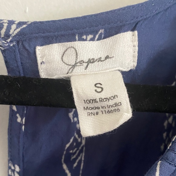 Japna Navy and White Striped Maxi Romper - Picture 2 of 5